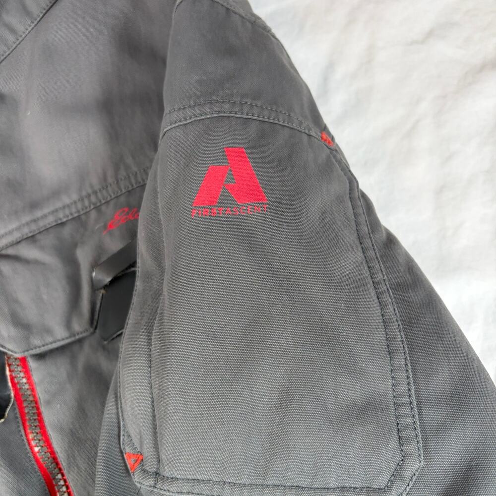 VTG Eddie Bauer Mens gray work barn jacket, goose down stuffing. Size L. canvas - Picture 5 of 9